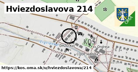 Hviezdoslavova 214, Koš