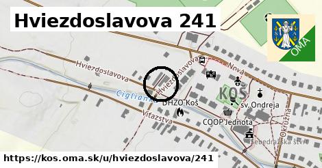 Hviezdoslavova 241, Koš