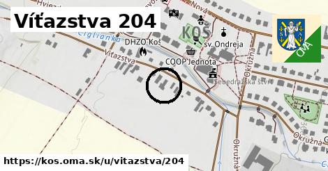 Víťazstva 204, Koš