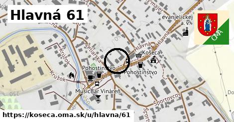 Hlavná 61, Košeca