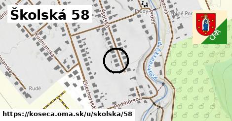 Školská 58, Košeca