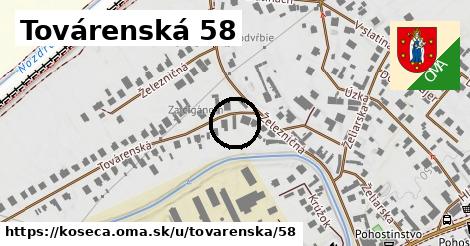 Továrenská 58, Košeca