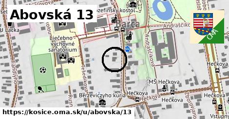 Abovská 13, Košice