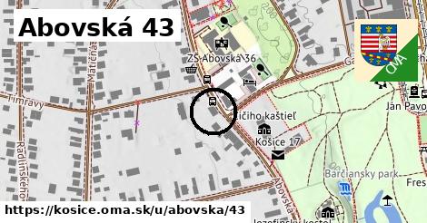 Abovská 43, Košice