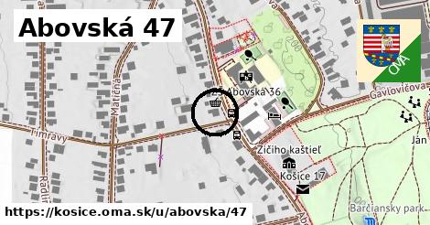 Abovská 47, Košice