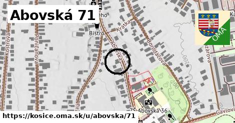 Abovská 71, Košice