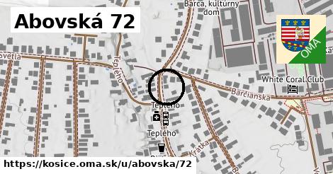 Abovská 72, Košice