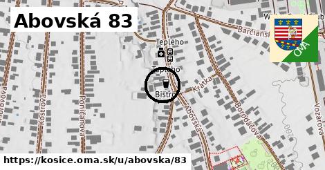 Abovská 83, Košice