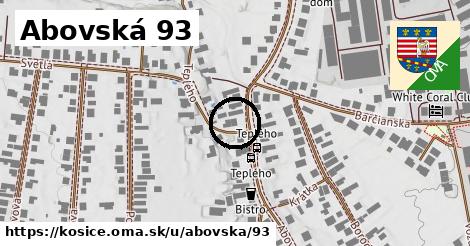 Abovská 93, Košice