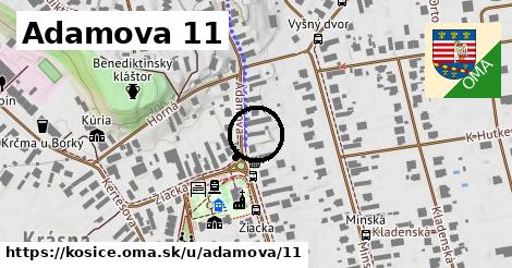 Adamova 11, Košice