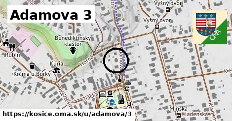 Adamova 3, Košice