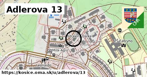 Adlerova 13, Košice