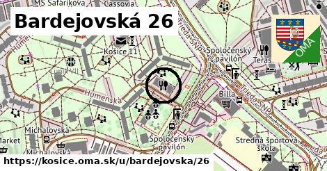 Bardejovská 26, Košice