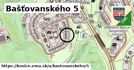 Bašťovanského 5, Košice