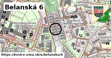 Belanská 6, Košice