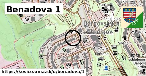 Benadova 1, Košice