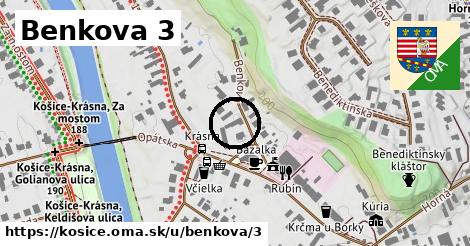 Benkova 3, Košice