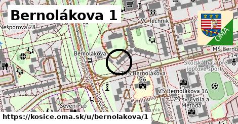 Bernolákova 1, Košice