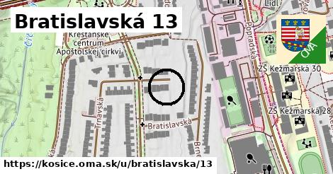 Bratislavská 13, Košice