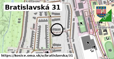 Bratislavská 31, Košice