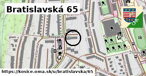 Bratislavská 65, Košice