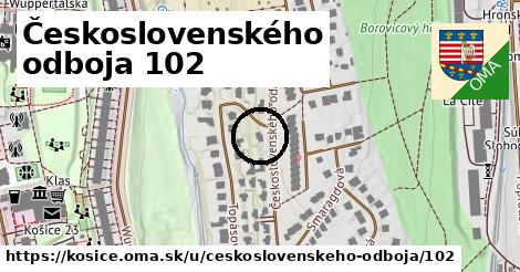 Československého odboja 102, Košice