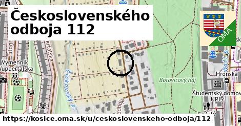 Československého odboja 112, Košice