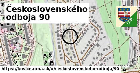 Československého odboja 90, Košice