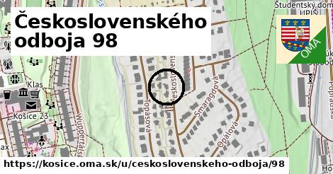 Československého odboja 98, Košice