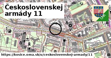 Československej armády 11, Košice