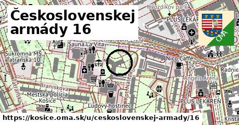 Československej armády 16, Košice