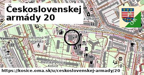 Československej armády 20, Košice