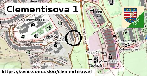 Clementisova 1, Košice