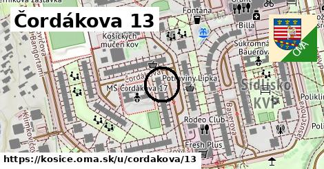 Čordákova 13, Košice