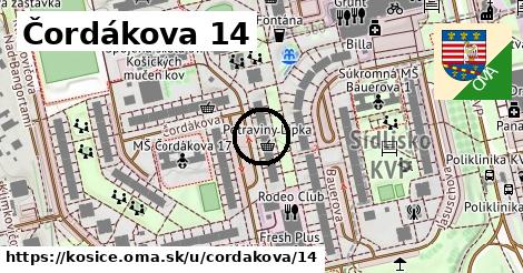 Čordákova 14, Košice