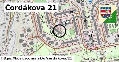 Čordákova 21, Košice