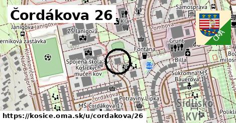 Čordákova 26, Košice
