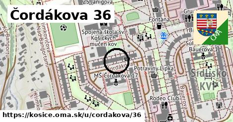 Čordákova 36, Košice