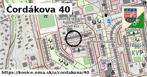 Čordákova 40, Košice