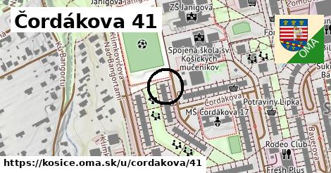 Čordákova 41, Košice