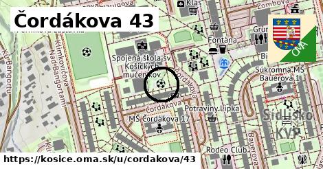 Čordákova 43, Košice
