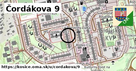 Čordákova 9, Košice