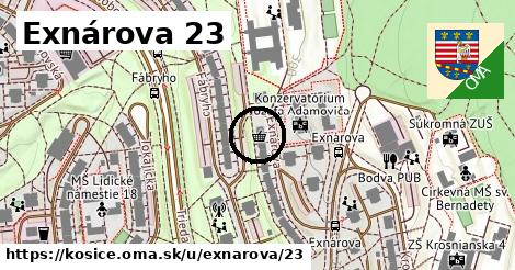 Exnárova 23, Košice