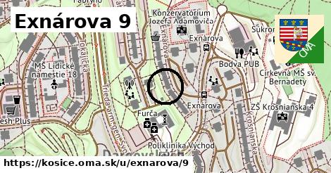 Exnárova 9, Košice