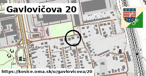 Gavlovičova 20, Košice