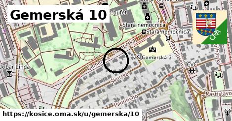 Gemerská 10, Košice