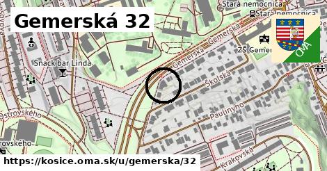 Gemerská 32, Košice