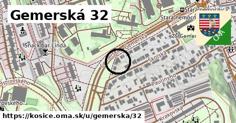 Gemerská 32, Košice