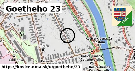 Goetheho 23, Košice