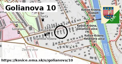 Golianova 10, Košice